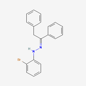 N-(2-Bromophenyl)-N'-(1,2-diphenylethylidene)hydrazine