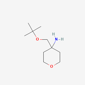 4-(Tert-butoxymethyl)tetrahydro-2H-pyran-4-amine
