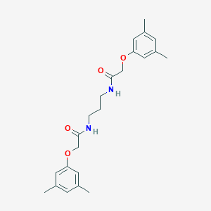 molecular formula C23H30N2O4 B319611 N,N'-1,3-propanediylbis[2-(3,5-dimethylphenoxy)acetamide] 
