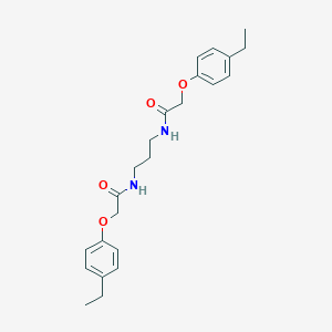 molecular formula C23H30N2O4 B319612 N,N'-1,3-propanediylbis[2-(4-ethylphenoxy)acetamide] 
