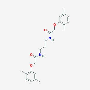 molecular formula C23H30N2O4 B319613 N,N'-1,3-propanediylbis[2-(2,5-dimethylphenoxy)acetamide] 