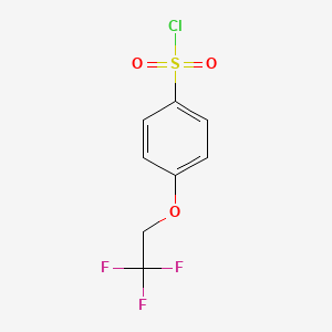 4-(2,2,2-Trifluoroethoxy)benzene-1-sulfonyl chloride