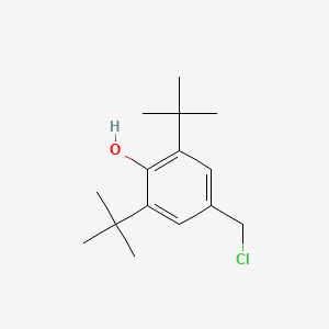 molecular formula C15H23ClO B3196145 2,6-Di-tert-butyl-4-(chloromethyl)phenol CAS No. 955-01-1