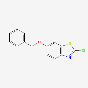molecular formula C14H10ClNOS B3196206 6-(Benzyloxy)-2-chlorobenzo[d]thiazole CAS No. 960535-42-6