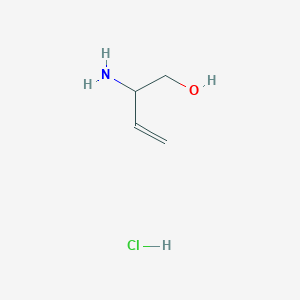 molecular formula C4H10ClNO B3196297 2-Aminobut-3-EN-1-OL hydrochloride CAS No. 99726-03-1