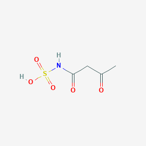 molecular formula C4H7NO5S B3196304 Sulfamic acid, (1,3-dioxobutyl)- CAS No. 99911-45-2