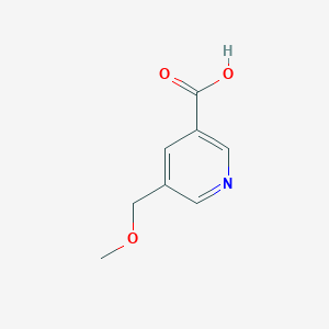molecular formula C8H9NO3 B3196321 5-(Methoxymethyl)pyridine-3-carboxylic acid CAS No. 1000298-38-3