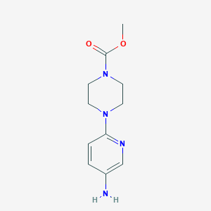 Methyl 4-(5-aminopyridin-2-yl)piperazine-1-carboxylate