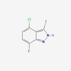4-Chloro-7-fluoro-3-iodo-1H-indazole