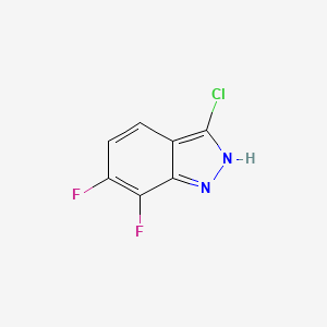 3-Chloro-6,7-difluoro-1H-indazole