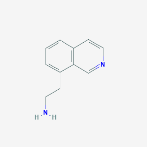 molecular formula C11H12N2 B3196596 2-(Isoquinolin-8-YL)ethanamine CAS No. 1000538-18-0