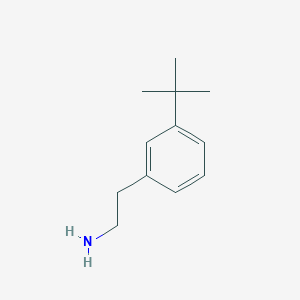 molecular formula C12H19N B3196601 2-(3-Tert-butylphenyl)ethan-1-amine CAS No. 1000538-58-8
