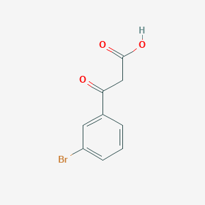 molecular formula C9H7BrO3 B3196606 3-(3-Bromophenyl)-3-oxopropanoic acid CAS No. 1000556-86-4