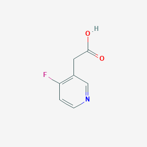molecular formula C7H6FNO2 B3196613 2-(4-Fluoropyridin-3-yl)acetic acid CAS No. 1000566-82-4