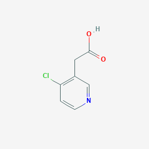 molecular formula C7H6ClNO2 B3196618 2-(4-Chloropyridin-3-yl)acetic acid CAS No. 1000567-15-6