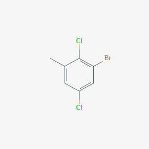 molecular formula C7H5BrCl2 B3196626 3-Bromo-2,5-dichlorotoluene CAS No. 1000571-63-0