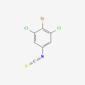 molecular formula C7H2BrCl2NS B3196631 4-Bromo-3,5-dichlorophenylisothiocyanate CAS No. 1000574-23-1
