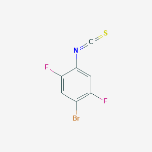 molecular formula C7H2BrF2NS B3196667 4-Bromo-2,5-difluorophenyl isothiocyanate CAS No. 1000577-80-9