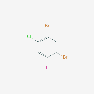 molecular formula C6H2Br2ClF B3196688 2,4-Dibromo-5-fluorochlorobenzene CAS No. 1000578-11-9