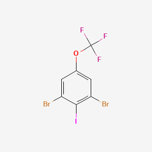 2,6-Dibromo-4-(trifluoromethoxy)iodobenzene