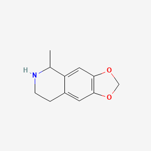 molecular formula C11H13NO2 B3196701 5-Methyl-5,6,7,8-tetrahydro-[1,3]dioxolo[4,5-g]isoquinoline CAS No. 100077-51-8