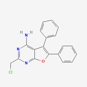 2-(Chloromethyl)-5,6-diphenylfuro[2,3-d]pyrimidin-4-amine