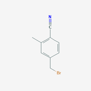 molecular formula C9H8BrN B3196805 4-(Bromomethyl)-2-methylbenzonitrile CAS No. 1001055-64-6