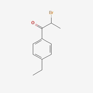 molecular formula C11H13BrO B3196826 2-Bromo-4'-ethylpropiophenone CAS No. 100125-88-0