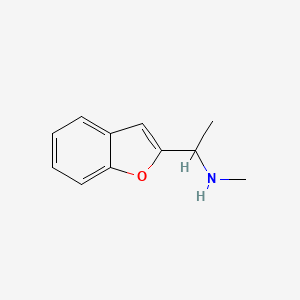 [1-(1-Benzofuran-2-yl)ethyl](methyl)amine