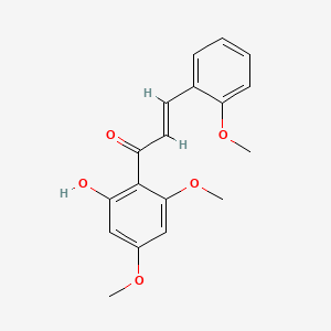 molecular formula C18H18O5 B3196998 2'-Hydroxy-2,4',6'-trimethoxychalcone CAS No. 10021-15-5