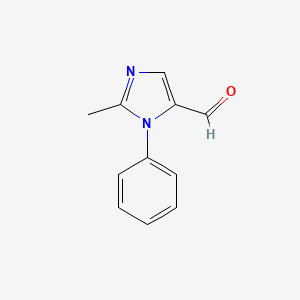 molecular formula C11H10N2O B3197005 2-methyl-1-phenyl-1H-imidazole-5-carbaldehyde CAS No. 1002107-31-4
