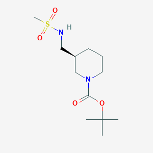 tert-Butyl (3S)-3-{[(methanesulfonyl)amino]methyl}piperidine-1-carboxylate
