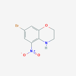 7-bromo-5-nitro-3,4-dihydro-2H-1,4-benzoxazine