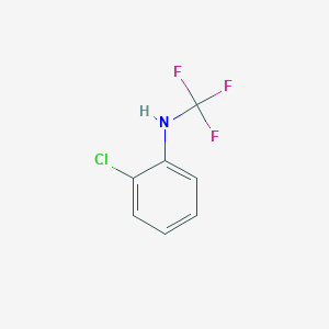 molecular formula C7H5ClF3N B3197114 2-chloro-N-(trifluoromethyl)aniline CAS No. 1003709-27-0