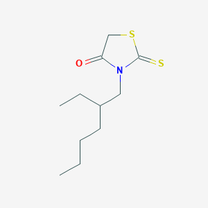 molecular formula C11H19NOS2 B3197161 3-(2-Ethylhexyl)-2-thioxo-1,3-thiazolidin-4-one CAS No. 100400-44-0