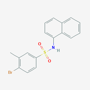 4-bromo-3-methyl-N-naphthalen-1-ylbenzenesulfonamide