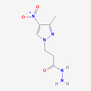 3-(3-Methyl-4-nitropyrazolyl)propanohydrazide
