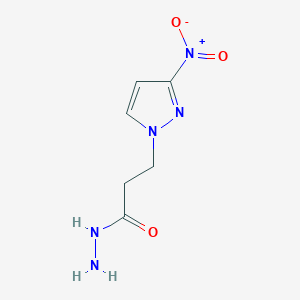 3-(3-Nitro-pyrazol-1-yl)-propionic acid hydrazide
