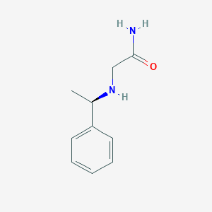 molecular formula C10H14N2O B3197345 2-{[(1R)-1-phenylethyl]amino}acetamide CAS No. 1004754-97-5
