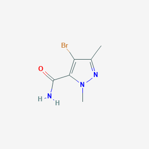 4-bromo-1,3-dimethyl-1H-pyrazole-5-carboxamide