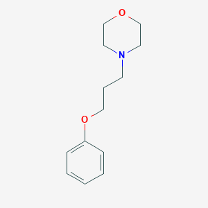 molecular formula C13H19NO2 B3197517 4-(3-Phenoxypropyl)morpholine CAS No. 100618-57-3