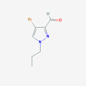 molecular formula C7H9BrN2O B3197712 4-Bromo-1-propyl-1H-pyrazole-3-carbaldehyde CAS No. 1006484-46-3