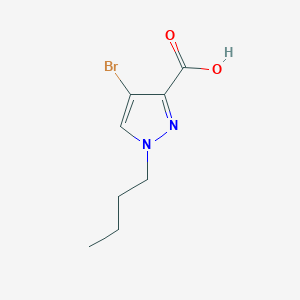 molecular formula C8H11BrN2O2 B3197723 4-Bromo-1-butyl-1H-pyrazole-3-carboxylic acid CAS No. 1006493-75-9