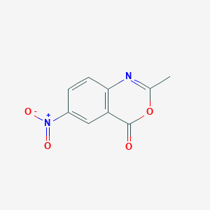 molecular formula C9H6N2O4 B3197822 2-Methyl-6-nitro-3,1-benzoxazin-4-one CAS No. 10073-89-9