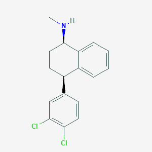molecular formula C17H17Cl2N B031979 (1R,4R)-4-(3,4-二氯苯基)-N-甲基-1,2,3,4-四氢萘-1-胺 CAS No. 79617-98-4