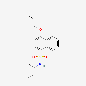 molecular formula C18H25NO3S B3197957 [(4-Butoxynaphthyl)sulfonyl](methylpropyl)amine CAS No. 1007688-35-8