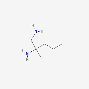molecular formula C6H16N2 B3198039 2-Methylpentane-1,2-diamine CAS No. 100868-68-6