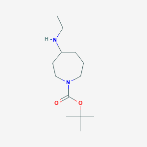 molecular formula C13H26N2O2 B3198086 Tert-butyl 4-(ethylamino)azepane-1-carboxylate CAS No. 1009075-49-3