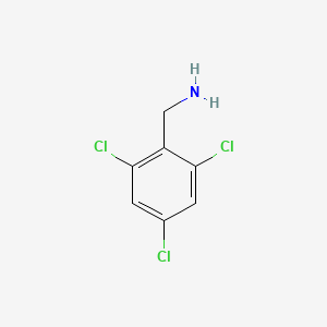 molecular formula C7H6Cl3N B3198207 (2,4,6-Trichlorophenyl)methanamine CAS No. 101084-06-4