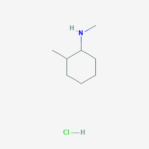 molecular formula C8H18ClN B3198379 N,2-二甲基环己胺盐酸盐 CAS No. 101257-67-4